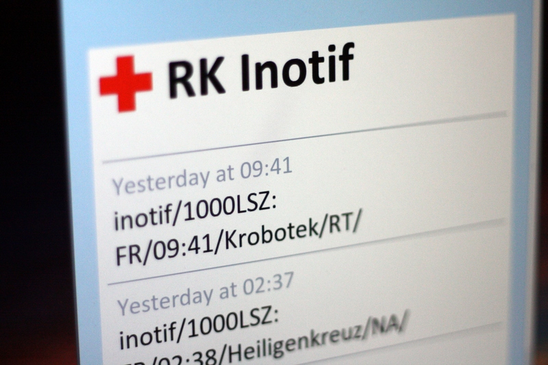 First Responder notifications