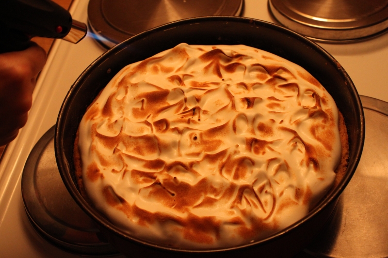 Gratinierter Kirschkuchen