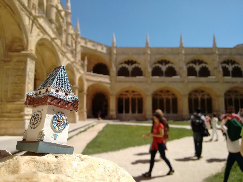 Grazer Uhrturm im Mosteiro dos Jerónimos. Lissabon, 2016